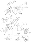 Drive System Diagram and Parts List for 31AM63LF701 2010 Yard Man Snow Blower